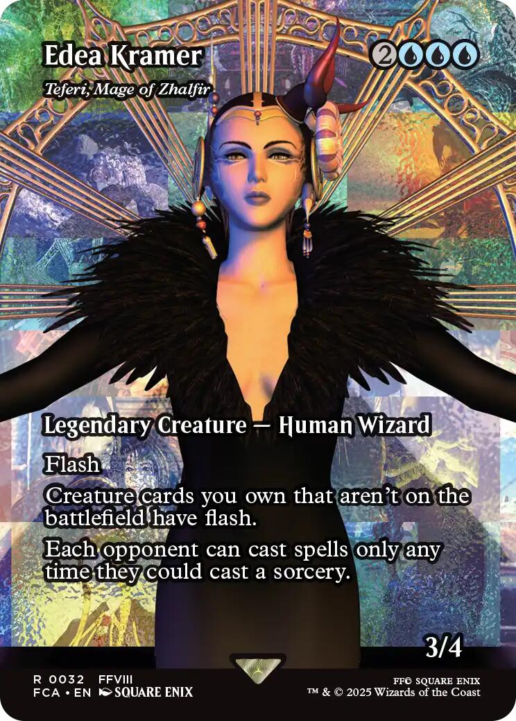 Edea Kramer - Teferi, Mage of Zhalfir (Showcase) [FINAL FANTASY : Through the Ages] Foil