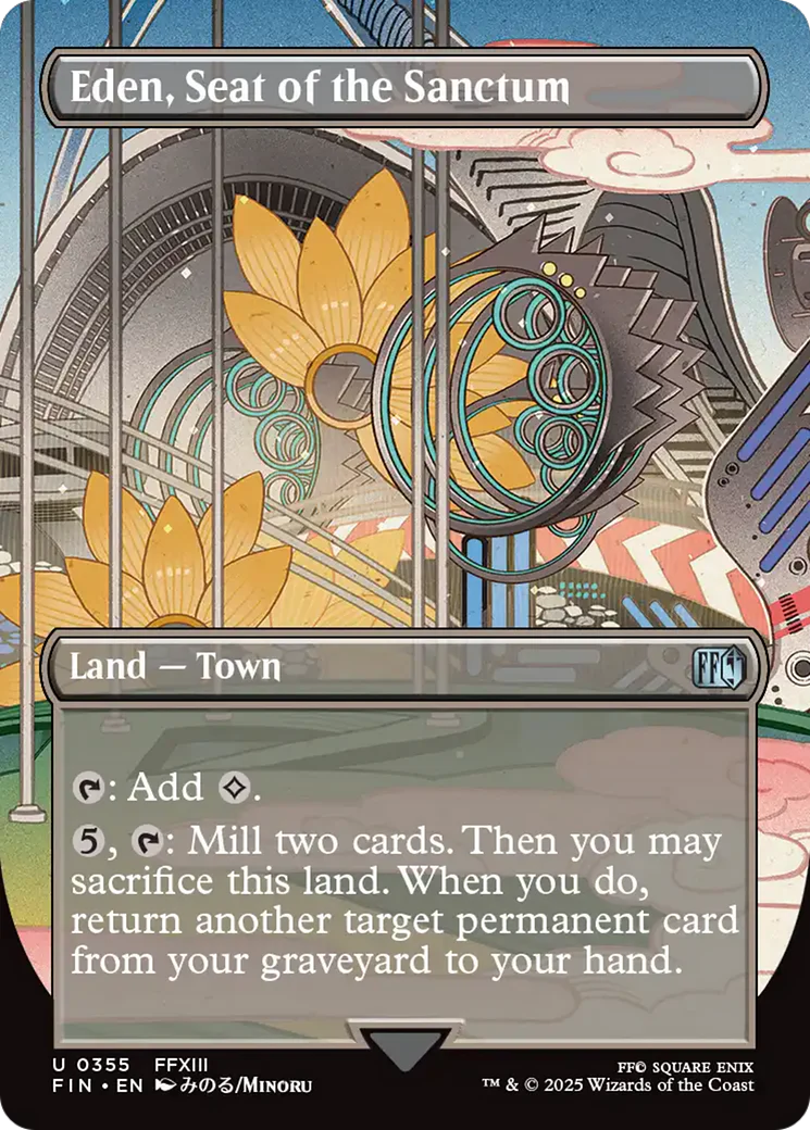 Eden, Seat of the Sanctum (Borderless) [FINAL FANTASY] Foil
