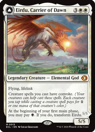 Eirdu, Carrier of Dawn  [Promo Pack: Lorwyn Eclipsed] Foil