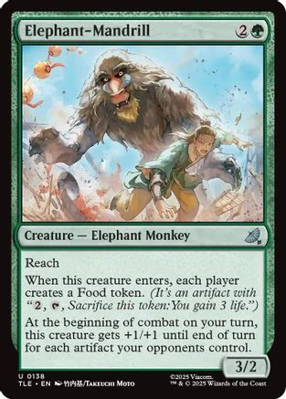 Elephant-Mandrill  [Avatar: The Last Airbender: Eternal-Legal] Foil
