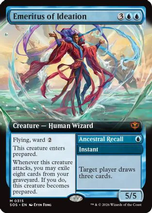 Emeritus of Ideation (Extended Art)  [Secrets of Strixhaven]