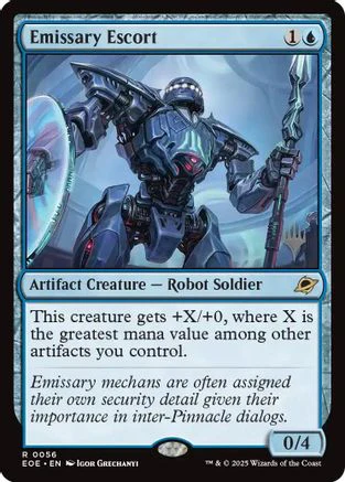 Emissary Escort  [Promo Pack: Edge of Eternities] Foil