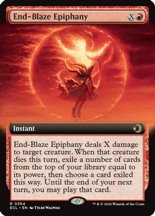 End-Blaze Epiphany (Extended Art)  [Lorwyn Eclipsed]