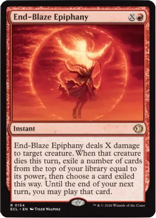 End-Blaze Epiphany  [Lorwyn Eclipsed] Foil