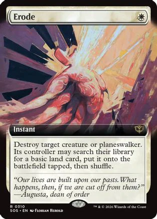 Erode (Extended Art)  [Secrets of Strixhaven]
