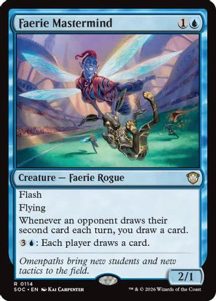 Faerie Mastermind  [Commander: Secrets of Strixhaven]