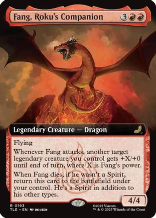 Fang, Roku's Companion (Extended Art)  [Avatar: The Last Airbender: Eternal-Legal] Foil
