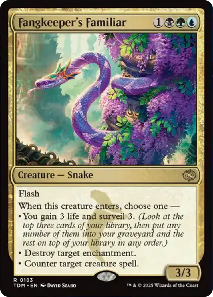 Fangkeeper's Familiar [Tarkir: Dragonstorm] Foil - Image 2