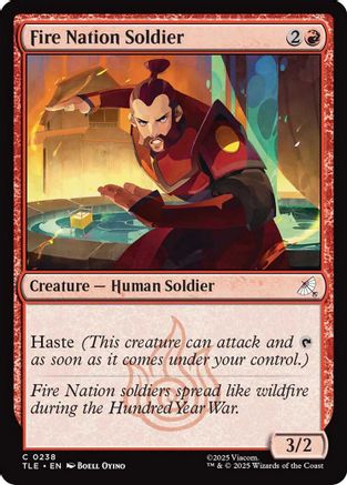 Fire Nation Soldier  [Avatar: The Last Airbender: Eternal-Legal]