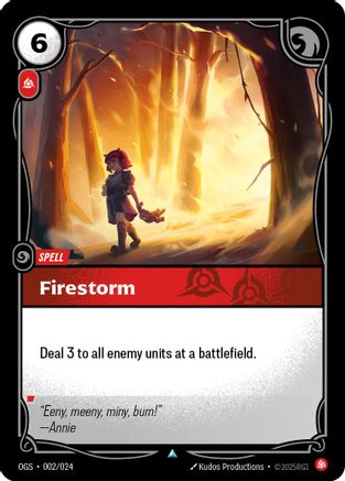 Firestorm (002/024) - Riftbound - [Origins Proving Grounds]