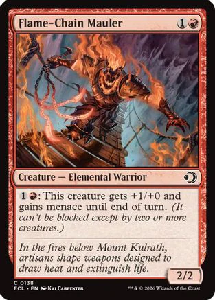 Flame-Chain Mauler  [Lorwyn Eclipsed]