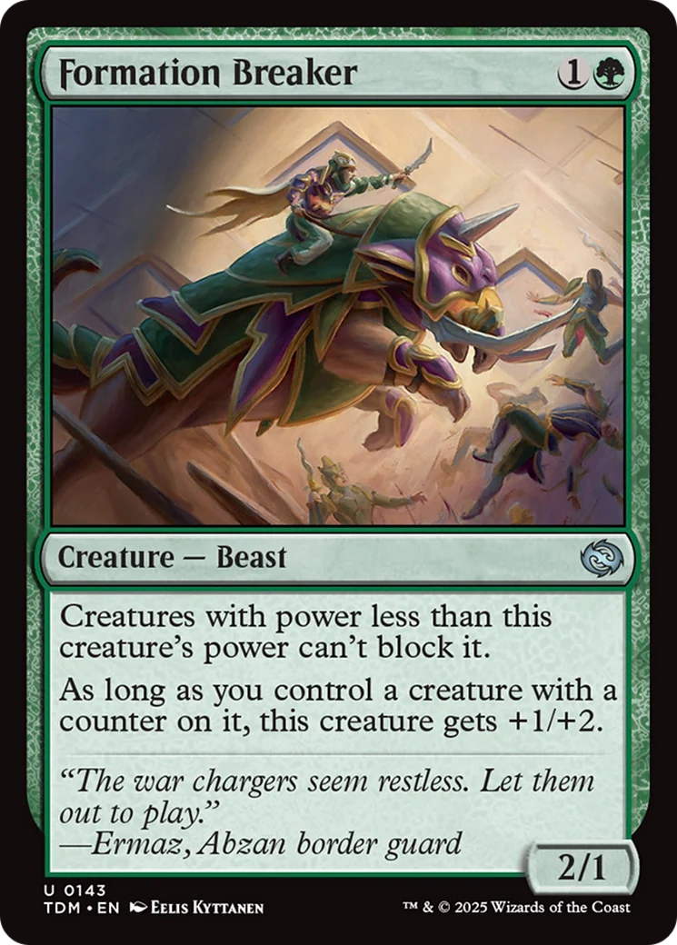 Formation Breaker [Tarkir: Dragonstorm] Foil
