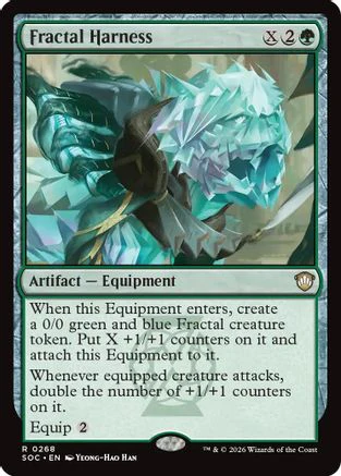 Fractal Harness  [Commander: Secrets of Strixhaven]