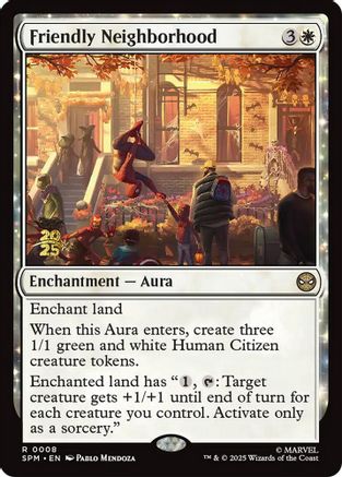 Friendly Neighborhood  [Prerelease Cards] Foil