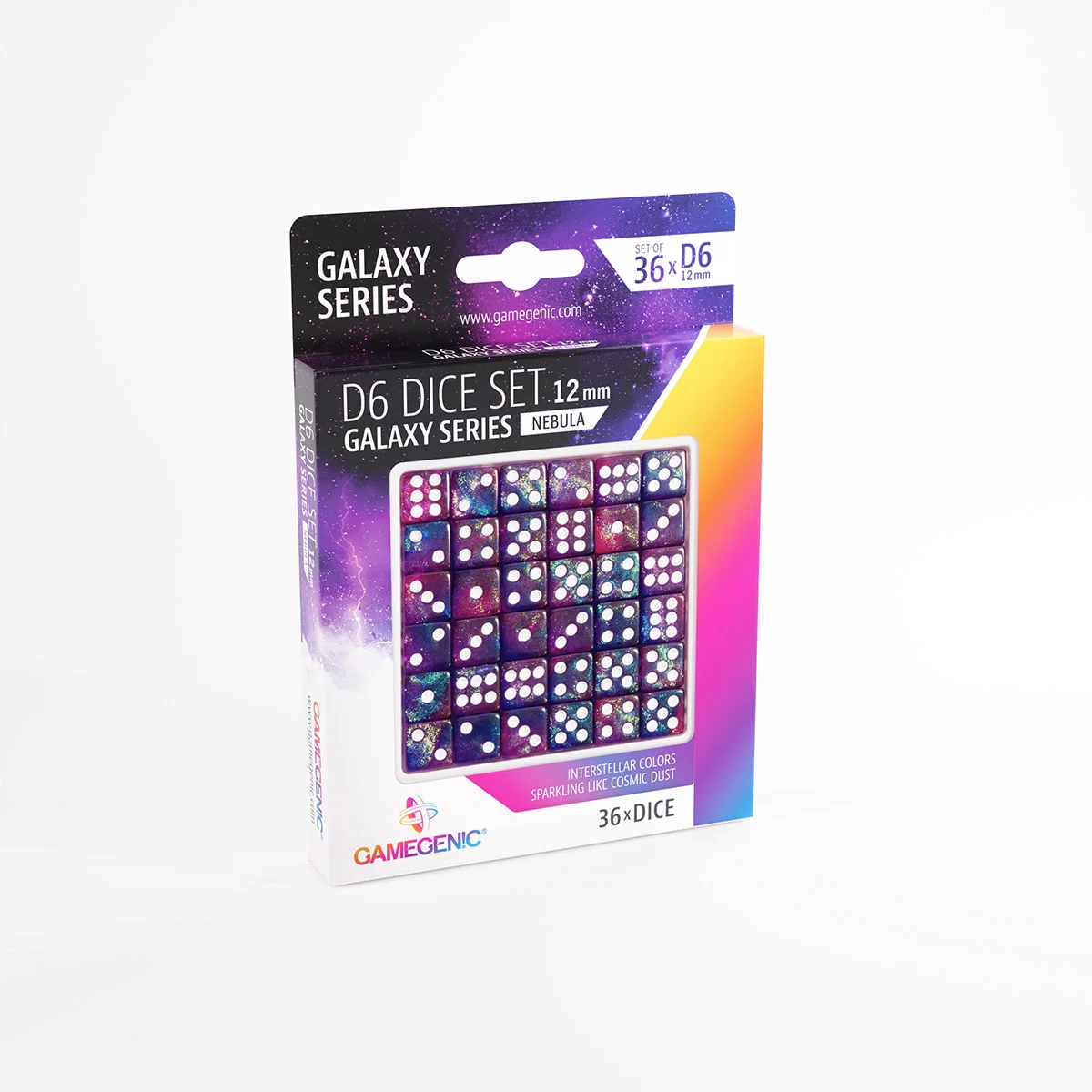 Gamegenic D6 Dice Set (36pcs) - Galaxy Series NEBULA