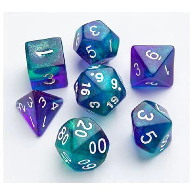 Gamegenic Galaxy Series - Neptune - RPG Dice Set (7pcs) - Image 2