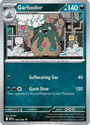Garbodor 057/086  SV White Flare - Uncommon