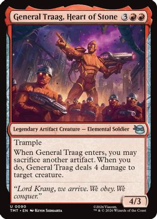 General Traag, Heart of Stone  [Teenage Mutant Ninja Turtles] Foil