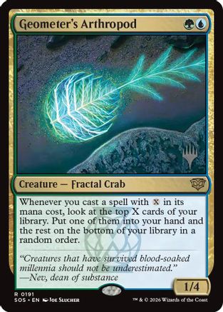 Geometer's Arthropod  [Promo Pack: Secrets of Strixhaven]