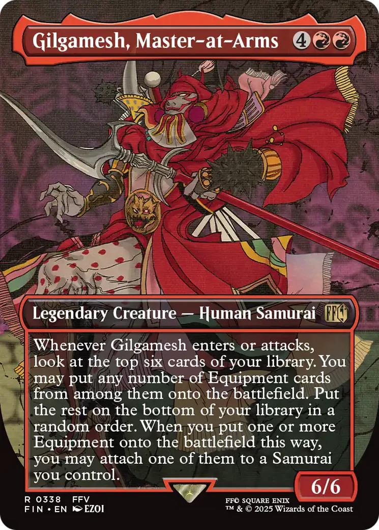 Gilgamesh, Master-at-Arms (Borderless) [FINAL FANTASY] Foil