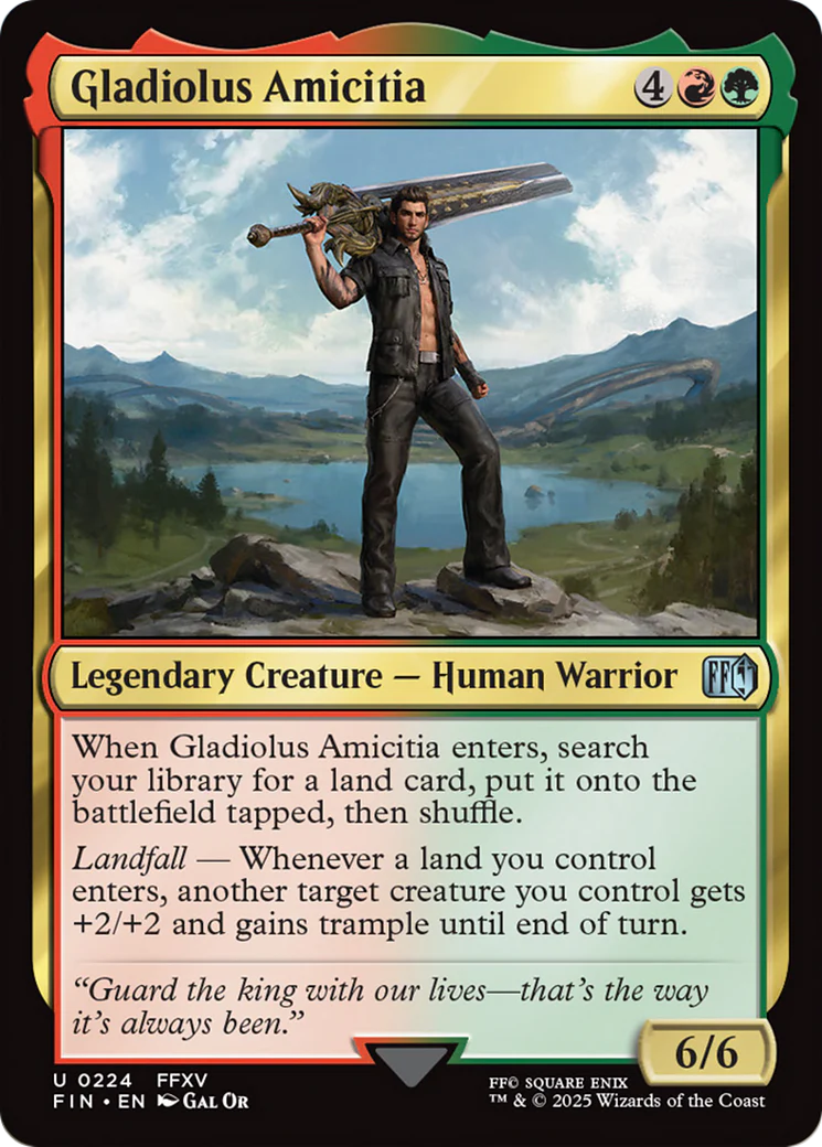 Gladiolus Amicitia [FINAL FANTASY] Foil