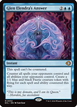 Glen Elendra's Answer  [Lorwyn Eclipsed]