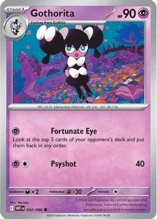 Gothorita 039/086 - Reverse Holofoil SV White Flare - Common