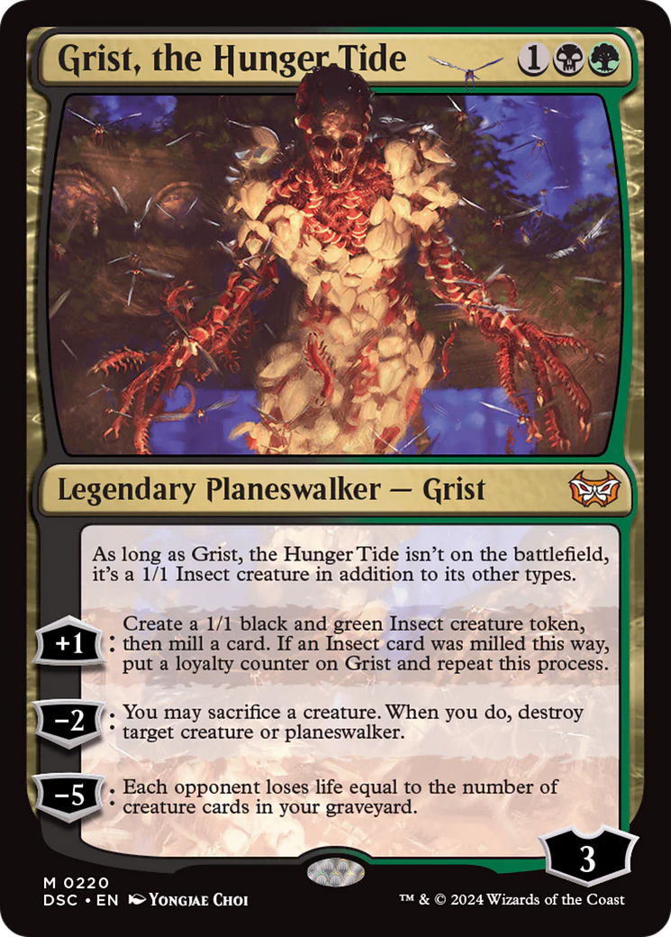 Grist, the Hunger Tide [Duskmourn: House of Horror Commander] Foil - Image 4