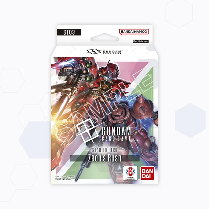 Gundam Card Game: Starter Deck – Zeon's Rush [ST03]