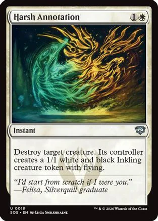 Harsh Annotation  [Secrets of Strixhaven] Foil