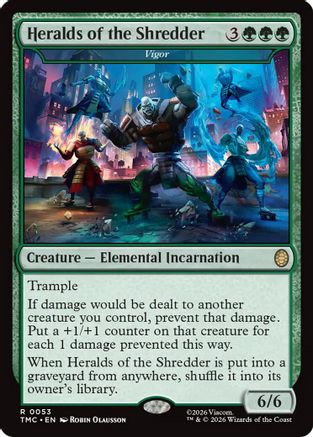Heralds of the Shredder - Vigor  [Commander: Teenage Mutant Ninja Turtles]