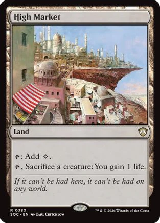 High Market  [Commander: Secrets of Strixhaven]