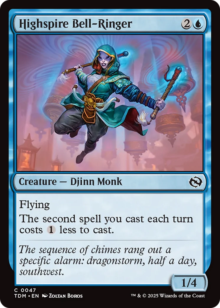 Highspire Bell-Ringer [Tarkir: Dragonstorm] Foil