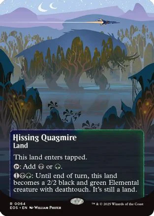 Hissing Quagmire (0064) (Borderless)  [Edge of Eternities: Stellar Sights] Foil