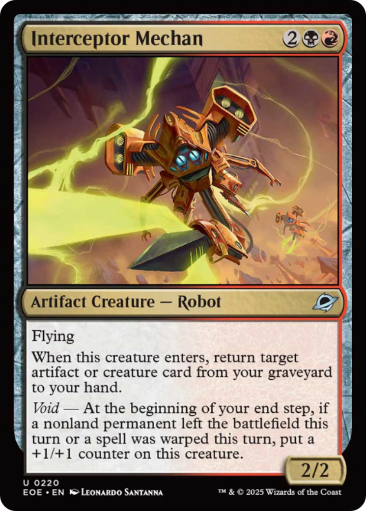 Interceptor Mechan [Edge of Eternities] Foil