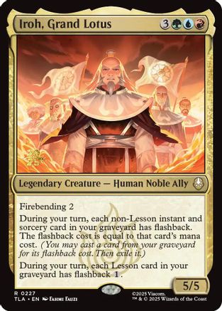 Iroh, Grand Lotus  [Prerelease Cards] Foil