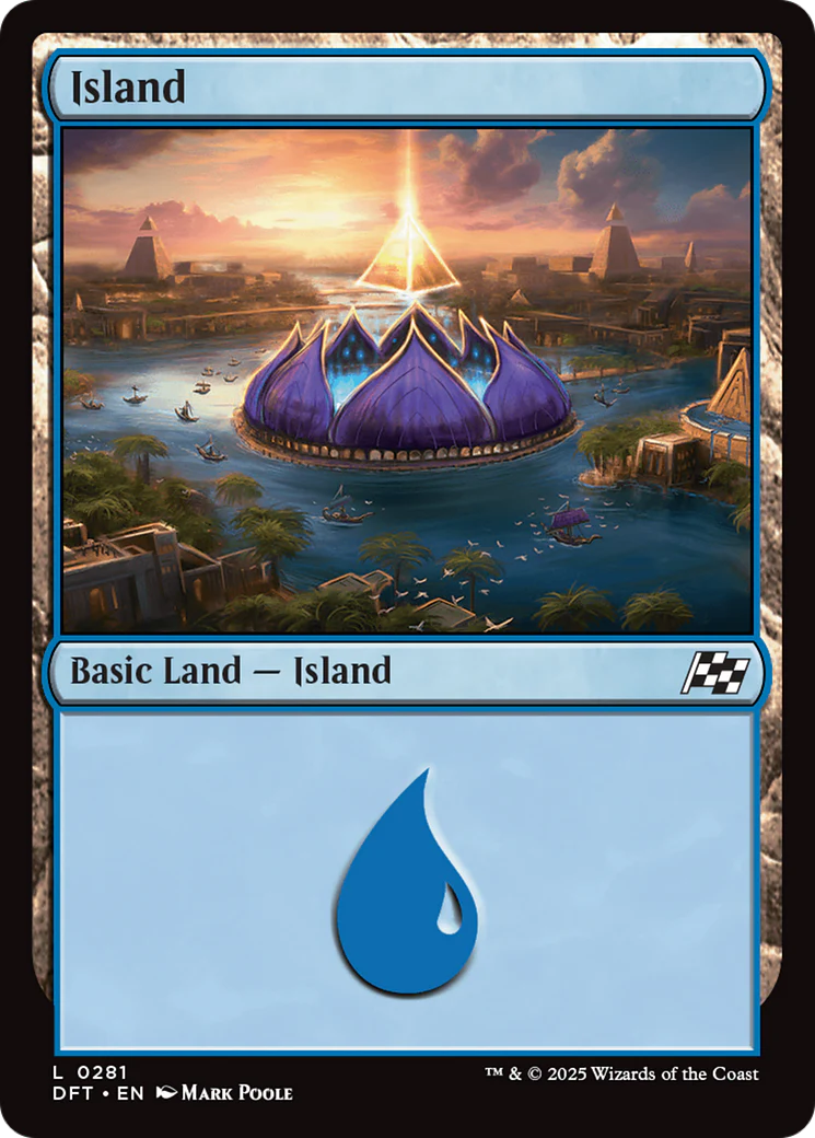 Island (0281) [Aetherdrift] Foil