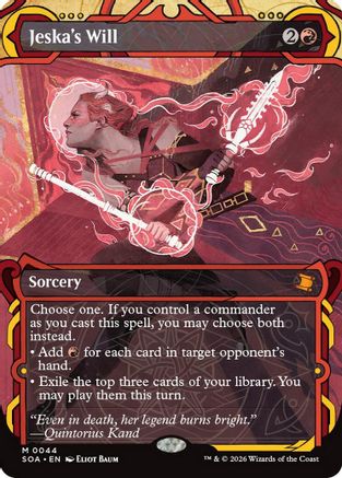 Jeska's Will  [Secrets of Strixhaven: Mystical Archive]