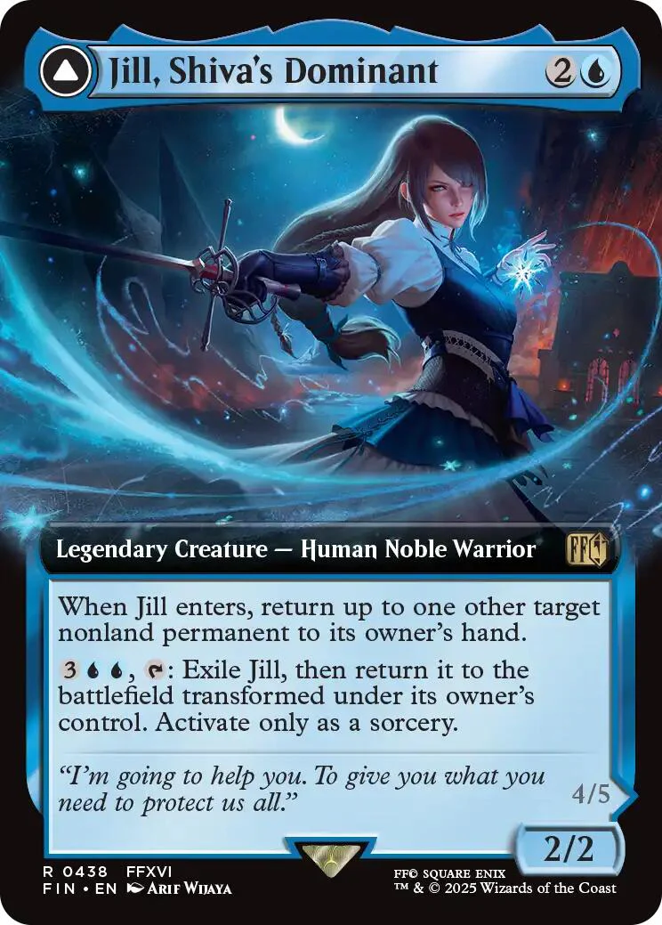 Jill, Shiva's Dominant // Shiva, Warden of Ice (Extended Art) [FINAL FANTASY] - Image 2