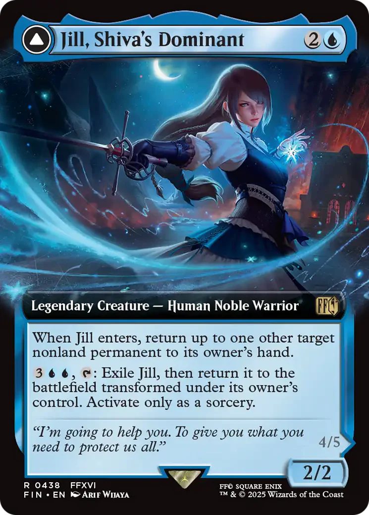 Jill, Shiva's Dominant // Shiva, Warden of Ice (Extended Art) [FINAL FANTASY] - Image 3