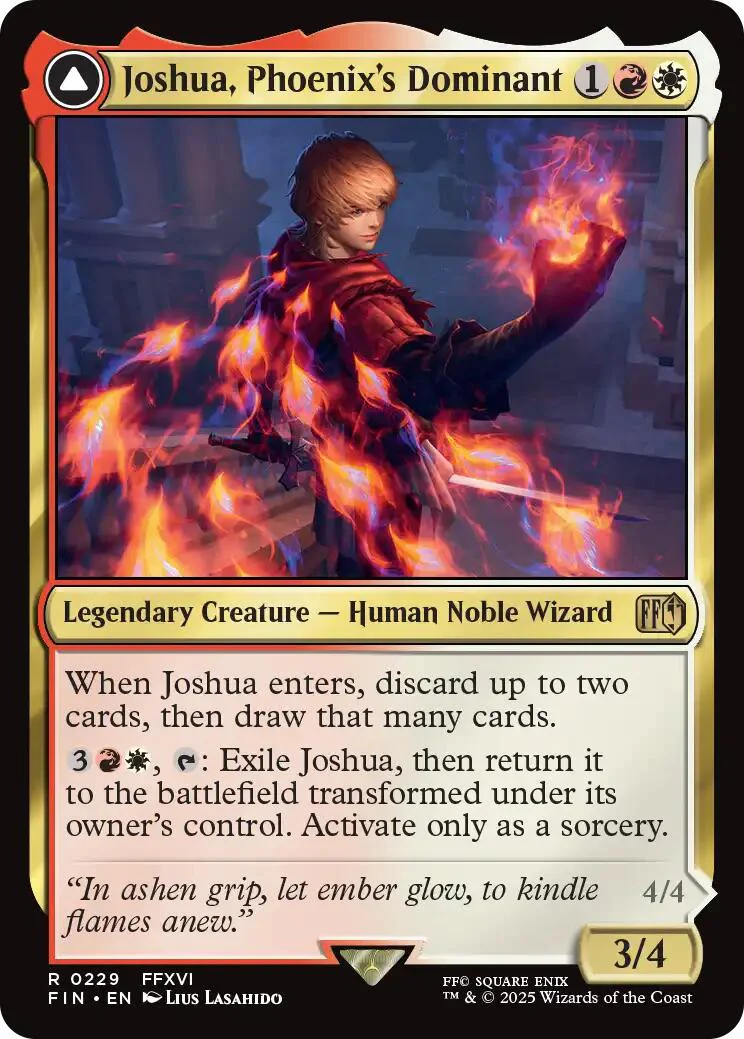 Joshua, Phoenix's Dominant [FINAL FANTASY] Foil - Image 2