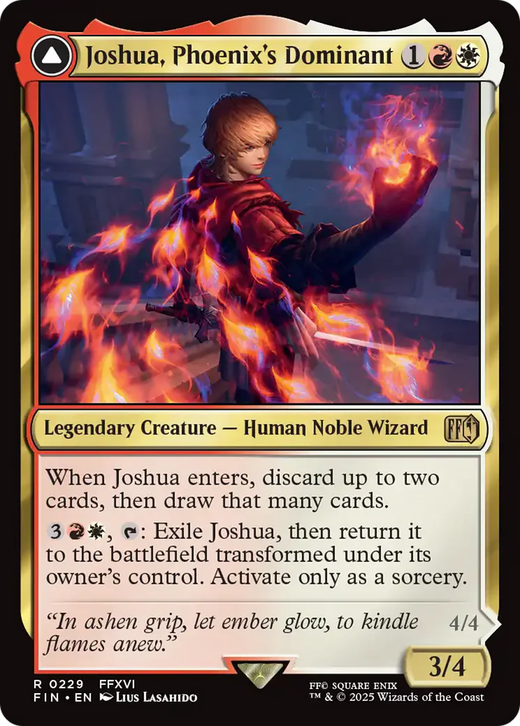 Joshua, Phoenix's Dominant [FINAL FANTASY] Foil - Image 3