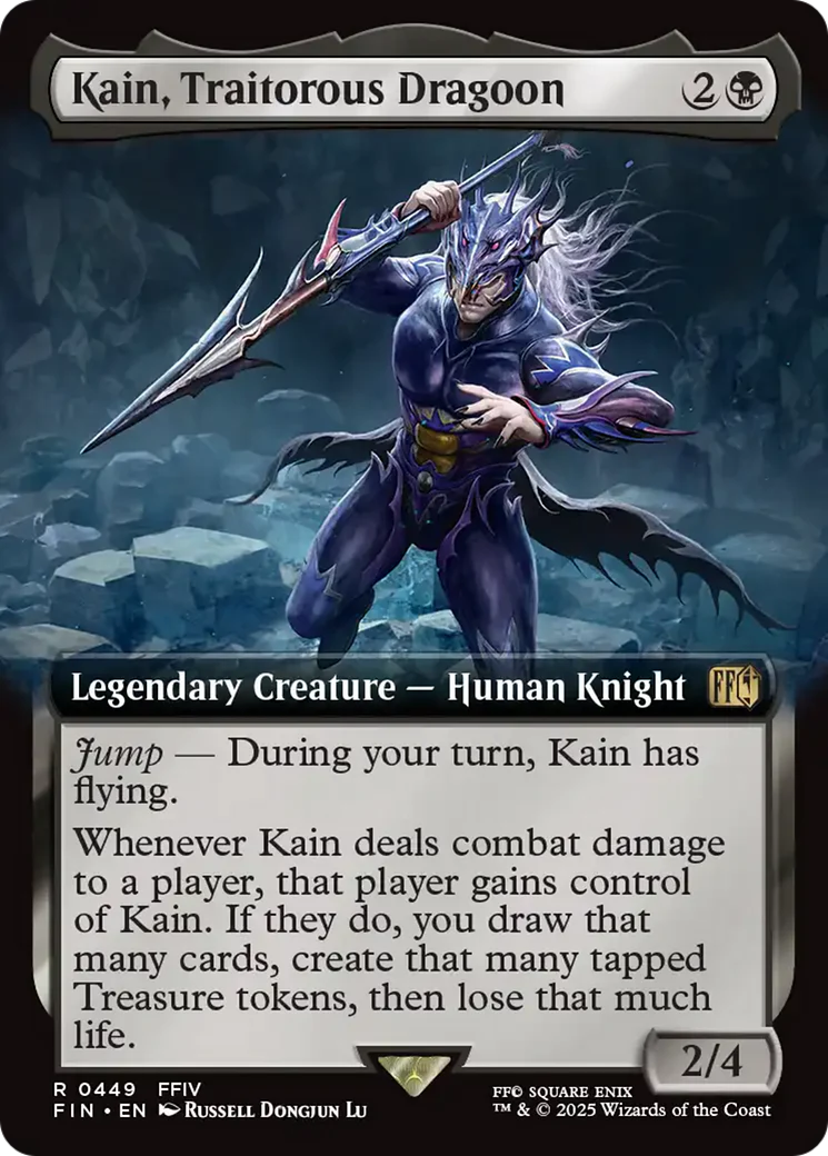 Kain, Traitorous Dragoon (Extended Art) [FINAL FANTASY] Foil