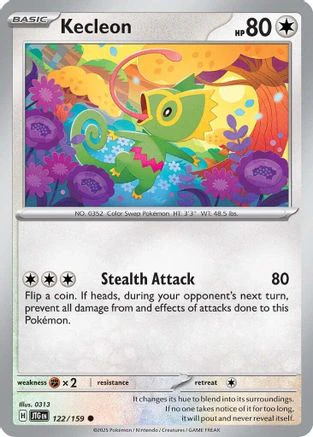 Kecleon (122/159) [Scarlet & Violet: Journey Together] Reverse Holofoil