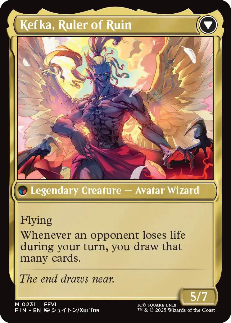 Kefka, Court Mage // Kefka, Ruler of Ruin [FINAL FANTASY] Foil - Image 2