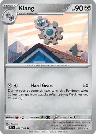 Klang 066/086  - Reverse Holofoil SV White Flare - Common