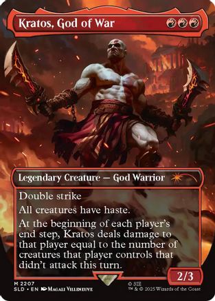 Kratos, God of War  [Secret Lair Drop Series] Foil