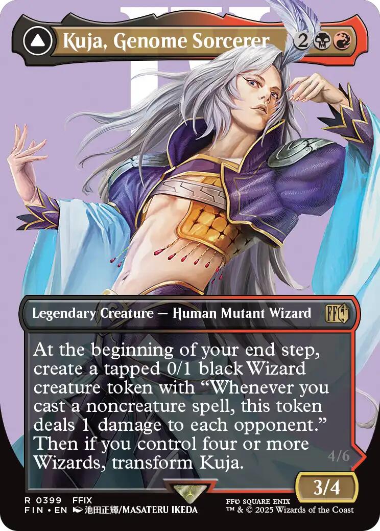 Kuja, Genome Sorcerer // Trance Kuja, Fate Defied (Borderless) [FINAL FANTASY] - Image 2