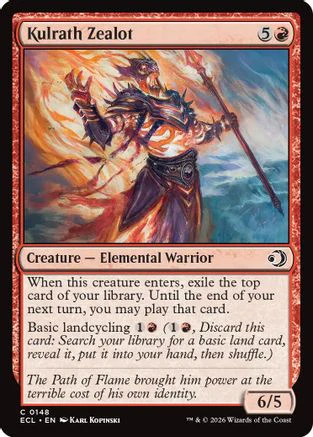 Kulrath Zealot  [Lorwyn Eclipsed] Foil