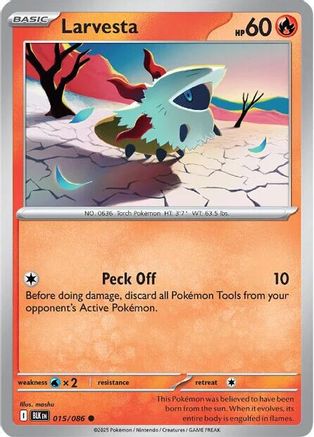 Larvesta 018/086  SV Black Bolt - Common